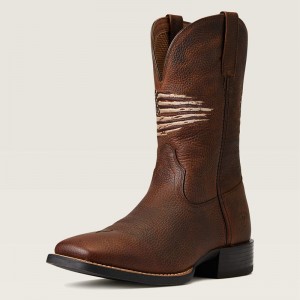 Cliff Brown Ariat Sport All Country Western Boot | 08TFKRGXN