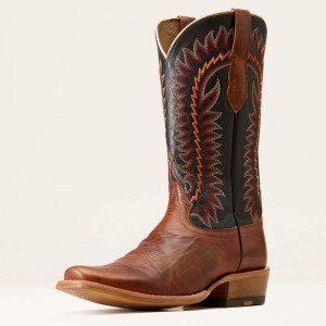 Copper Crunch Ariat Futurity Time Cowboy Boot | 31YISNRLO