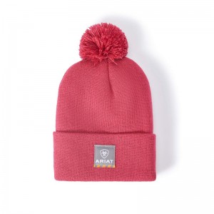 Crab Apple Ariat Rebar Pom Beanie | 13JKDUHZW