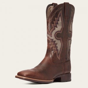 Dark Whiskey Ariat Solado Venttek Western Boot | 97VJGYNRX