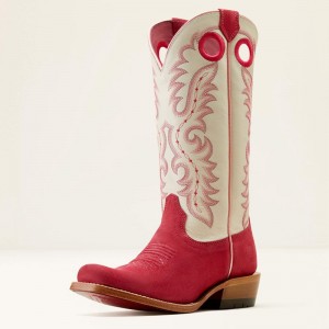 Deep Azalea/Blanco Ariat Futurity Boon Western Boot | 80TBFGXIK