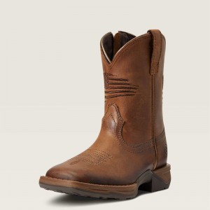 Distressed Brown Ariat Bk Anthem Patriot Western Boot | 10MCQYBKV