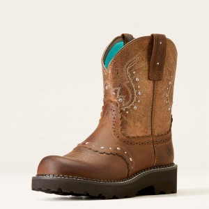 Distressed Brown Ariat Gembaby Western Boot | 54KINXYTJ