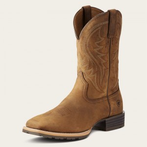 Distressed Brown Ariat Hybrid Rancher Western Boot | 59VBZLFQT