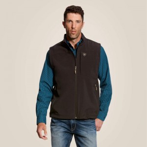 Espresso Ariat Vernon 2.0 Softshell Vest | 70EUSGTAP