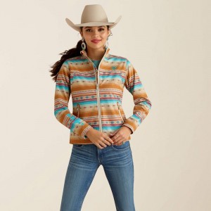 Fallon Serape Print Ariat New Team Softshell Print Jacket | 14WAPQNRI