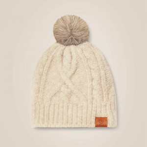 Fields Of Rye Heather Ariat Entwine Beanie | 27BREOSHM