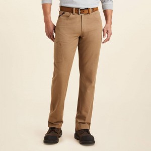 Fr Khaki Ariat Fr M4 Relaxed Crossfire Straight Pant | 43ULDMAFN