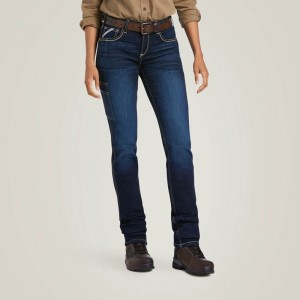 Frances Ariat Rebar Perfect Rise Work Flex Riveter Slim Leg Jean | 57BAYHLOD