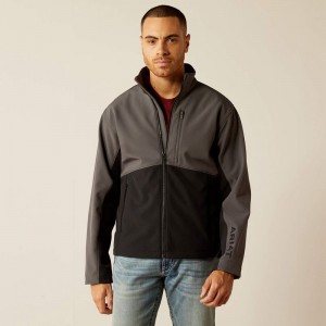 Grey Ariat Logan Softshell Jacket | 90ZKASFCD