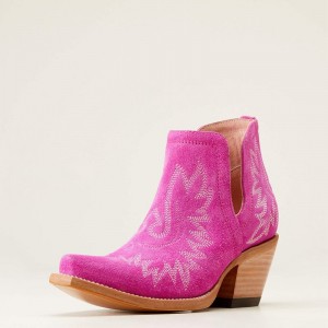 Haute Pink Suede Ariat Dixon Bootie | 86WVJABUK