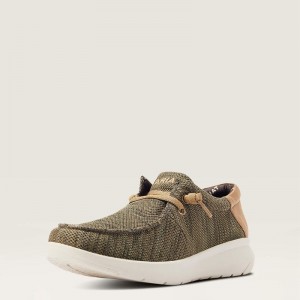 Heathered Olive/Tan Ariat Hilo | 32HGPRVUC