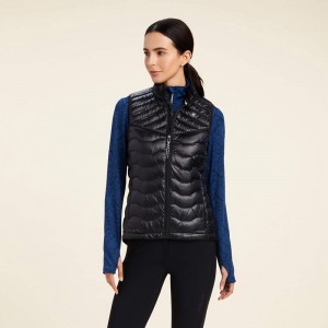 Ir Black Ariat Ideal Down Vest | 51SEXMNZA