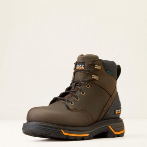 Iron Coffee Ariat Big Rig 6" Waterproof Work Boot | 18BHVXJGI