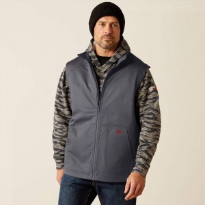 Iron Grey Ariat Fr Basic Insulated Vest | 34ILXDJGU