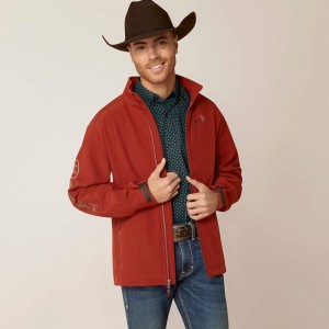 Koa Wood Ariat Logo 2.0 Softshell Jacket | 58CRNUMDG