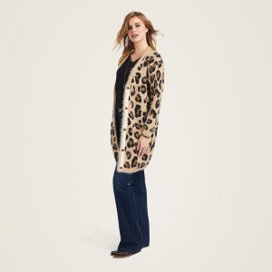 Leopard Ariat The Cat's Meow Sweater | 95ACKFZJN