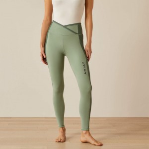 Lily Pad Ariat Eos Chic Half Grip Tight | 49OPQULNC