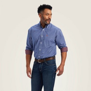 Limoges Ariat Wrinkle Free Dash Classic Fit Shirt | 64QZXHVMO