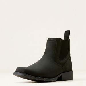 Matte Black Ariat Midtown Rambler Boot | 10EJMWZLU