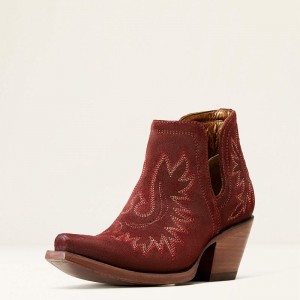 Merlot Suede Ariat Dixon Bootie | 25MVQPDUX