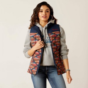 Mirage Print Ariat Crius Insulated Vest | 10PBJRWHZ