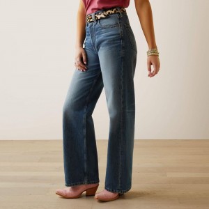 Moana Ariat Ultra High Rise Tomboy Wide Jean | 83CQRNSDV