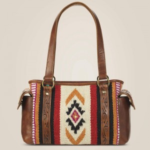 Multi Ariat Wool Blanket Satchel | 47DKCMSVI