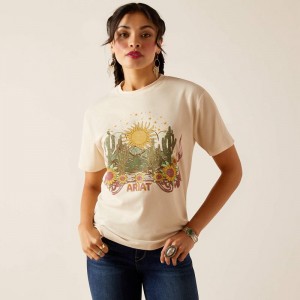 Natural Ariat Desert Dreaming T-Shirt | 16NWLUYQX