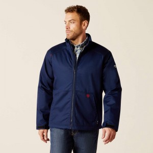 Navy Ariat Fr Basic Insulated Jacket | 42SHWURQV