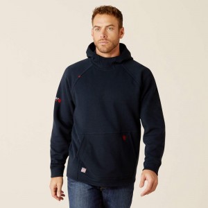 Navy Ariat Fr Primo Fleece 2.0 Hoodie | 76PDLFAEQ