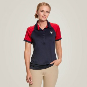 Navy Ariat Team 3.0 Polo | 51WKIVRXL