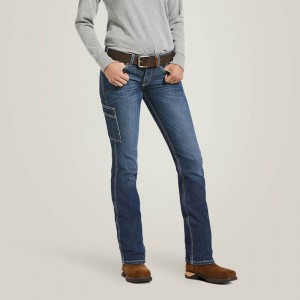 Nightride Ariat Rebar Durastretch Riveter Straight Leg Jean | 51IFMJSCL