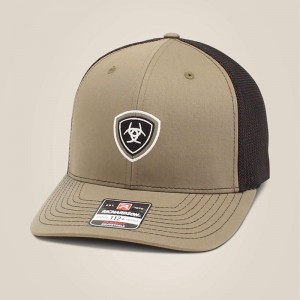 Olive Ariat Shield Logo Cap | 48MUIZHPY