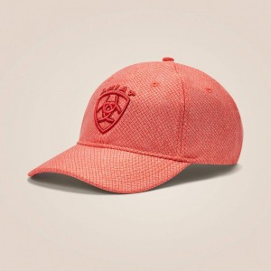 Orange Ariat Center Shield Logo Cap | 95BWFCYSM