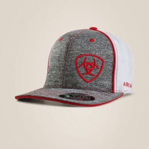 Red Ariat Offset Shield Logo Cap | 61QWPUSXF