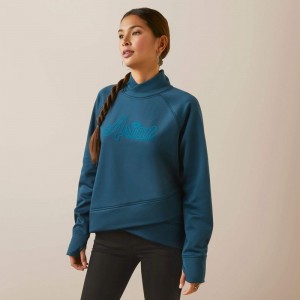 Reflecting Pond Ariat Tek Crossover Sweatshirt | 10UQIEAJX