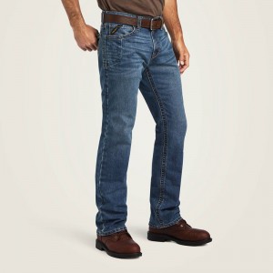 Rico Ariat Rebar M7 Durastretch Edge Stackable Straight Leg Jean | 95CSHBDLM