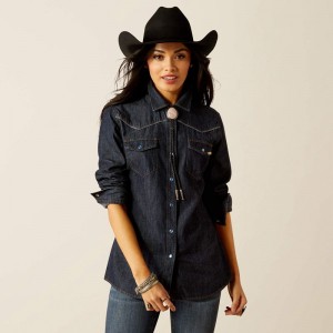 Rinse Ariat Farriday Denim Shirt | 75NYPFBMV