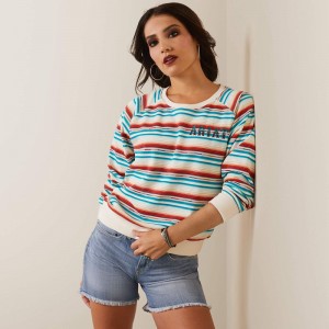 Rosa Serape Ariat Real Rosa Serape Sweatshirt | 92FOETZVD