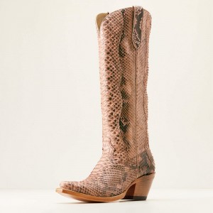 Rosewater Python Ariat Sterling Emery Stretchfit Western Boot | 90YQZODUF