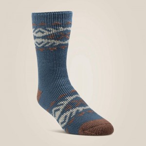 Sage Ariat Premium Alpine Sock Pair Multi Color Pair | 09CIZKWER