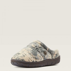 Sage Digi Camo Ariat Crius Clog Slipper | 64LISXWCG