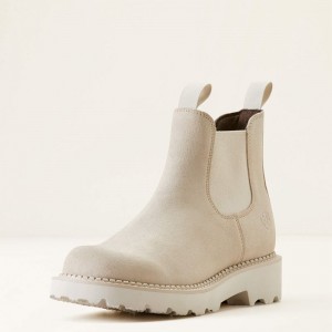 Sand Suede Ariat Fatbaby Chelsea Western Boot | 50FPWSMIK