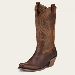 Sassy Brown Ariat Lively Western Boot | 83NMFOBHI