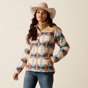 Serrano Southwest Print Ariat Crius Insulated Jacket | 48QHLAMVO