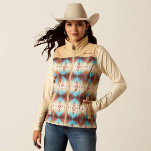 Serrano Southwest Print Ariat Crius Insulated Vest | 45TABZQGN