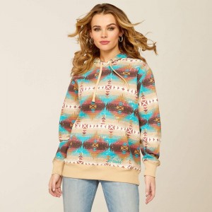 Serrano Southwest Print Ariat Lunas Hoodie | 78JGIEPKA