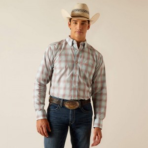 Sky Ariat Pro Series King Fitted Shirt | 89UQNRZSF