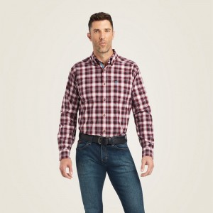 Snow Bunting Ariat Pro Series Kenneth Stretch Fitted Shirt | 17DMULAIC